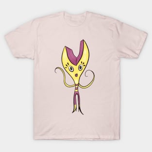 Cute Girly Cartoon Character T-Shirt